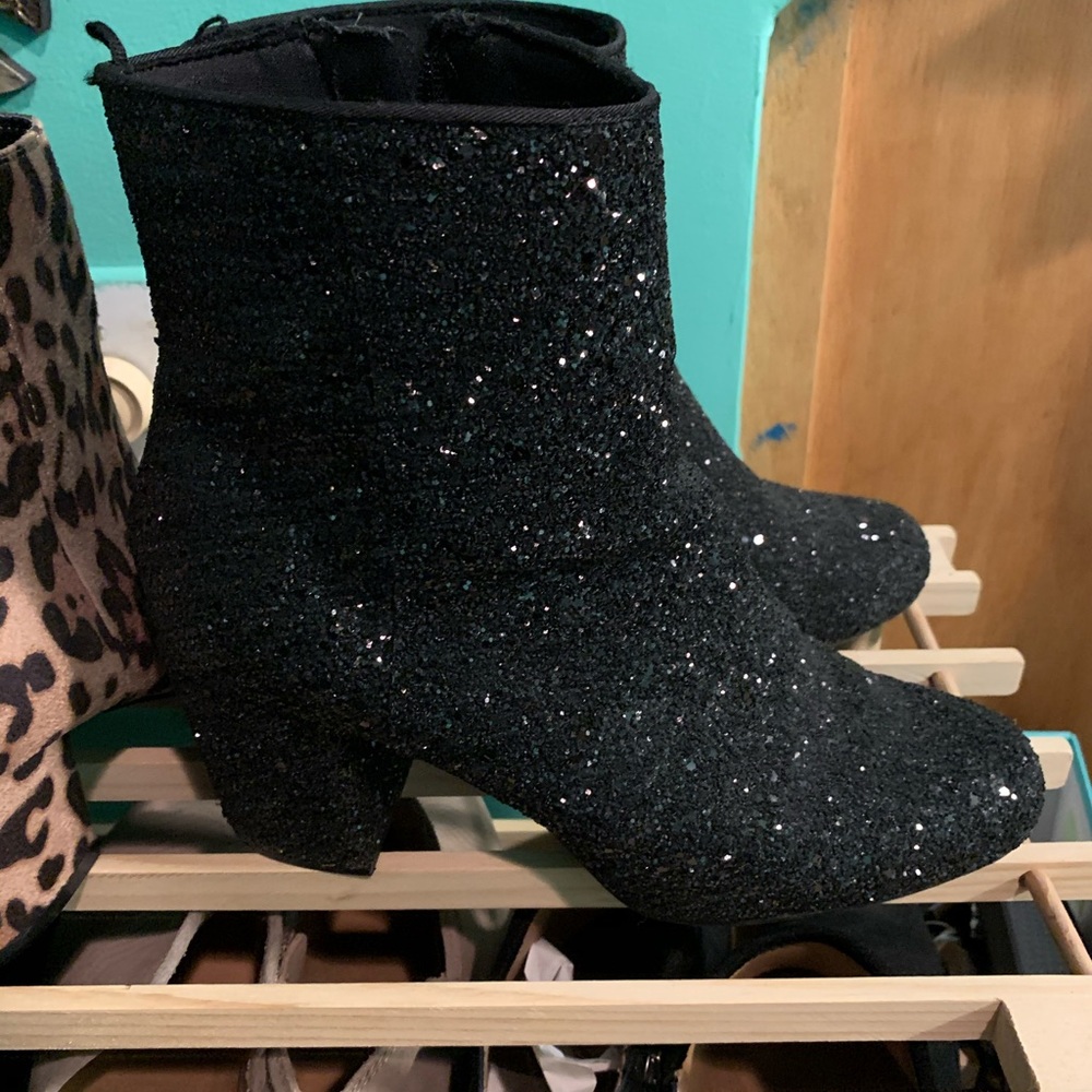 Old navy glitter booties